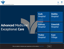 Tablet Screenshot of bonsecours.ie